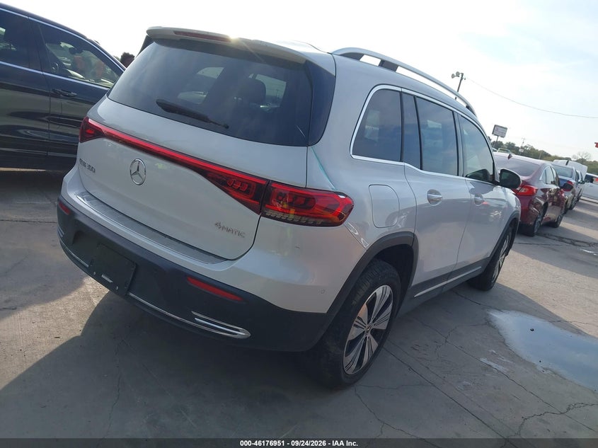 Vin: w1n9m0kb9pn068376, lot: 46676810, mercedes-benz eqb 300 suv 4matic 20234