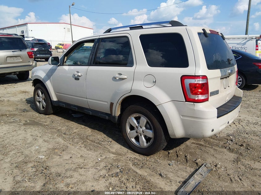 Vin: 1fmcu0eg2akb61054, lot: 46676821, ford escape limited 20103
