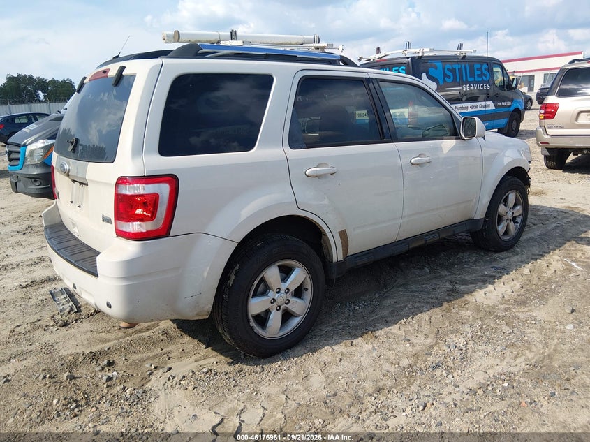 Vin: 1fmcu0eg2akb61054, lot: 46676821, ford escape limited 20104