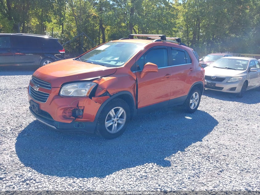 Vin: kl7cjrsbxfb061198, lot: 46676867, chevrolet trax lt 20152