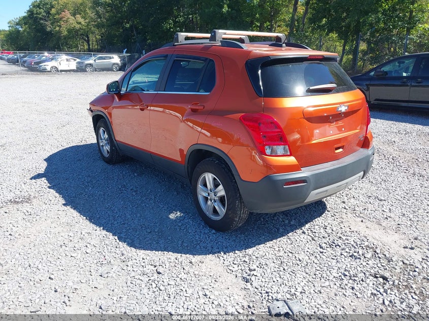 Vin: kl7cjrsbxfb061198, lot: 46676867, chevrolet trax lt 20153