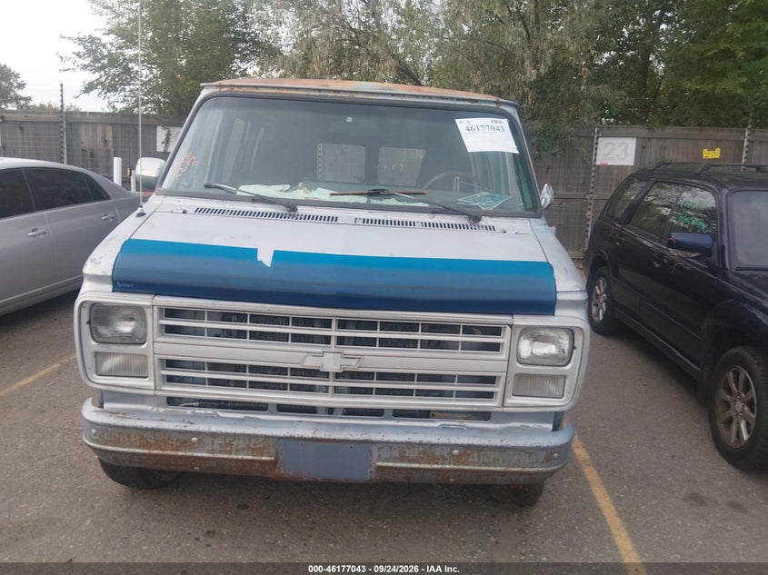 CHEVROLET VAN 1986 VIN 1GCEG25H5G7101435