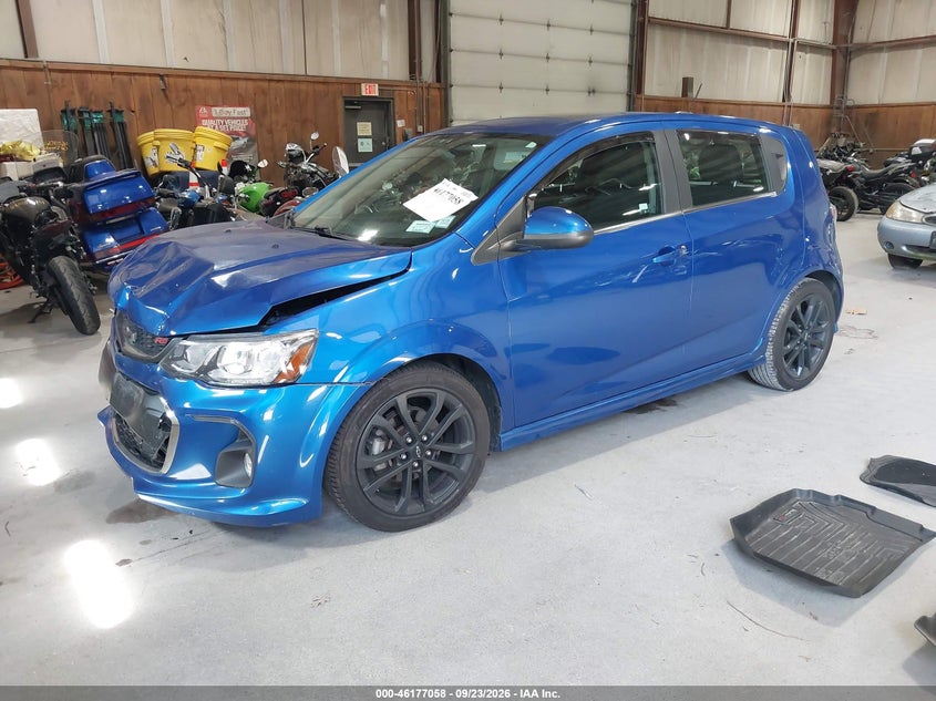Vin: 1g1jd6sbxj4101074, lot: 46676917, chevrolet sonic lt auto 20182