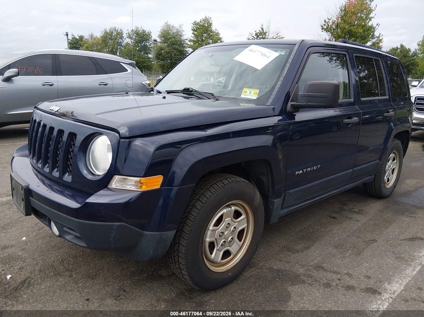 Vin: 1c4njpbb5fd319079, lot: 46676924, jeep patriot sport 20152