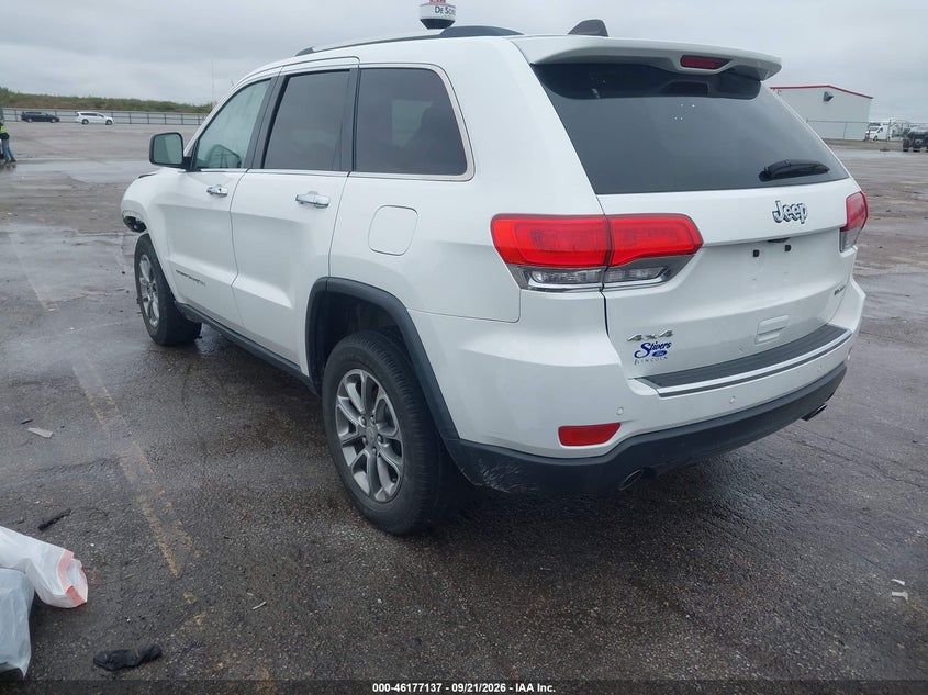 Vin: 1c4rjfbg5ec515874, lot: 46676996, jeep grand cherokee limited 20143