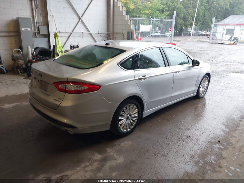 Vin: 3fa6p0lu8fr146648, lot: 46677007, ford fusion hybrid se 20154