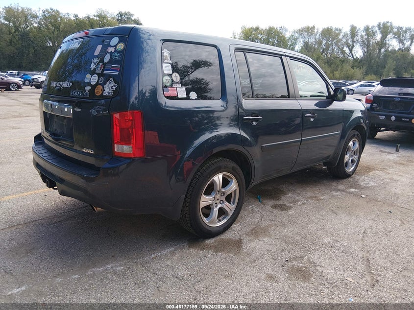 Vin: 5fnyf4h66cb010040, lot: 46677019, honda pilot ex-l 20124