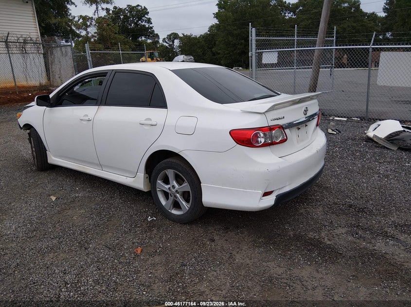 Vin: 2t1bu4ee0bc564832, lot: 46677024, toyota corolla s 20113