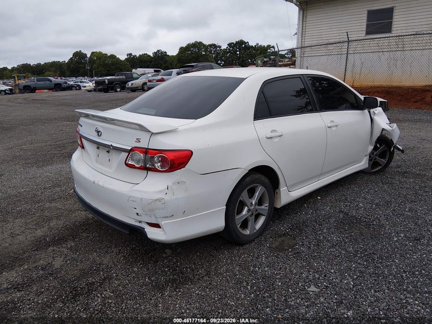 Vin: 2t1bu4ee0bc564832, lot: 46677024, toyota corolla s 20114