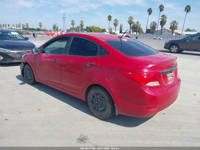Vin: kmhct4ae2gu015877, lot: 46677029, hyundai accent se 20163