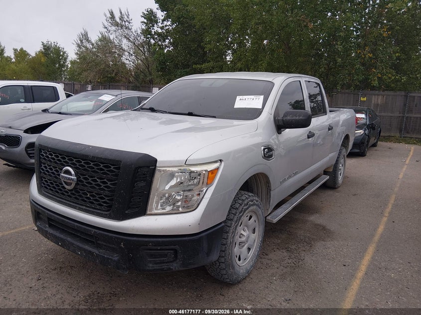 Vin: 1n6ba1f30hn538755, lot: 46677037, nissan titan xd s diesel 20172