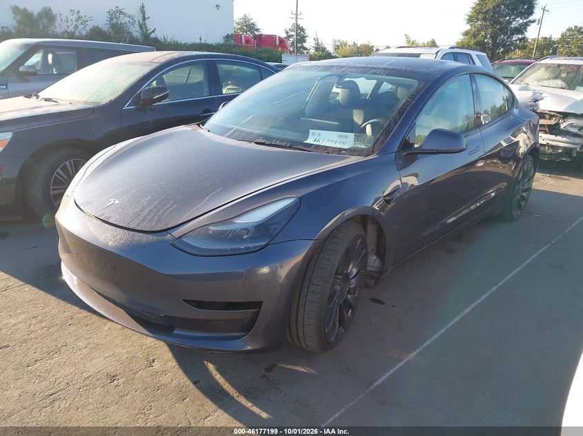 2023 TESLA MODEL 3 PERFORMANCE DUAL MOTOR ALL-WHEEL DRIVE · Фото 2