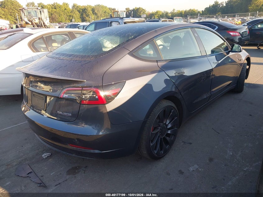 2023 TESLA MODEL 3 PERFORMANCE DUAL MOTOR ALL-WHEEL DRIVE · Фото 4