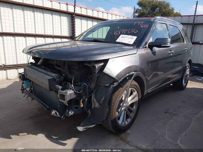 Vin: 1fm5k7fh2jgc84502, lot: 46677076, ford explorer limited 20182