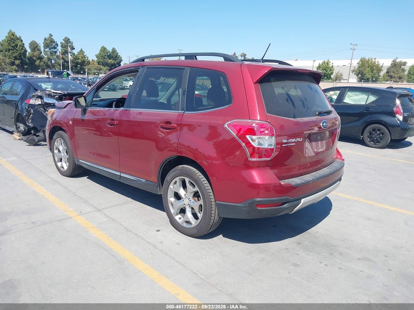 Vin: jf2sjawc1fh420424, lot: 46677082, subaru forester 2.5i touring 20153