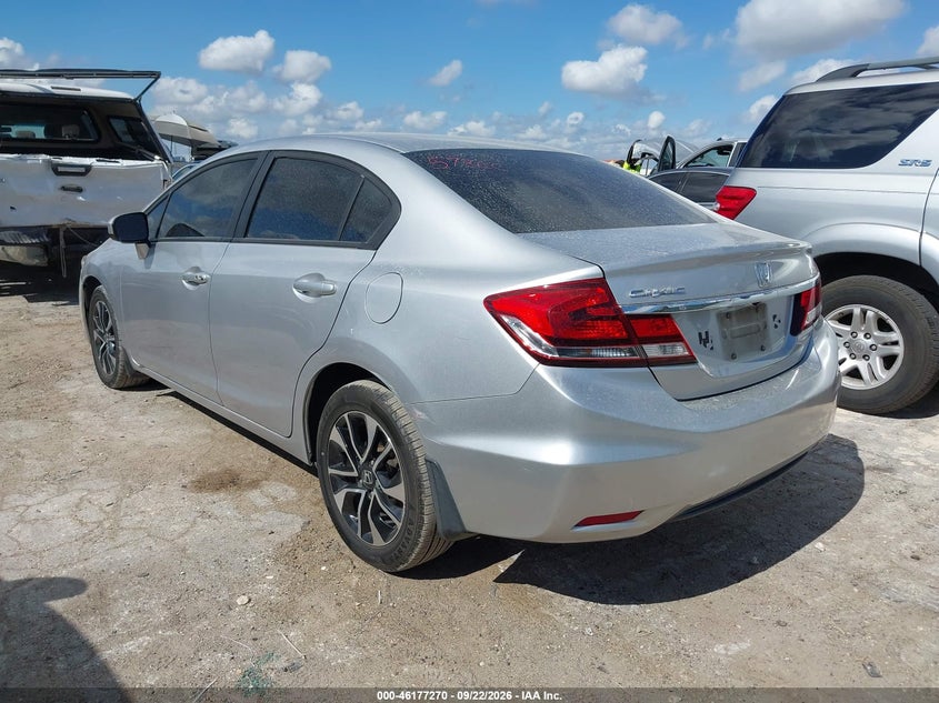 Vin: 19xfb2f84fe035167, lot: 46677130, honda civic ex 20153