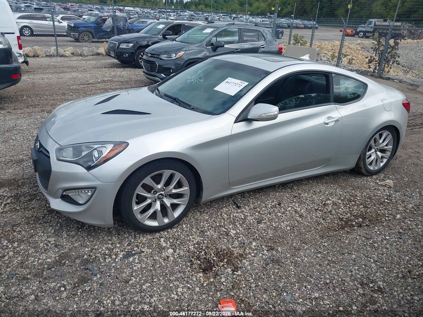 HYUNDAI GENESIS COUPE 2013 VIN KMHHU6KJXDU107938