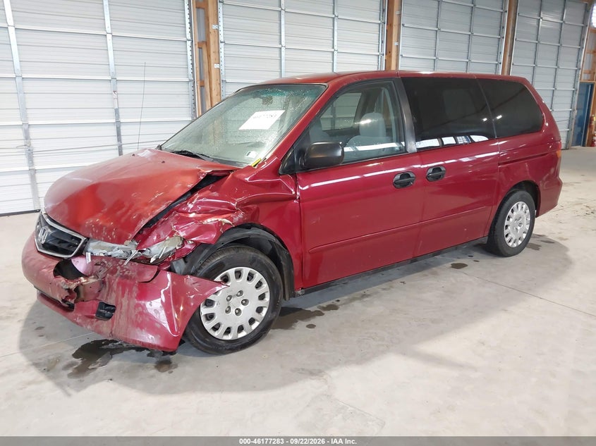 2003 Honda Odyssey, Удар спереду, IAAI, VIN 5FNRL18543B065217 — фото 2