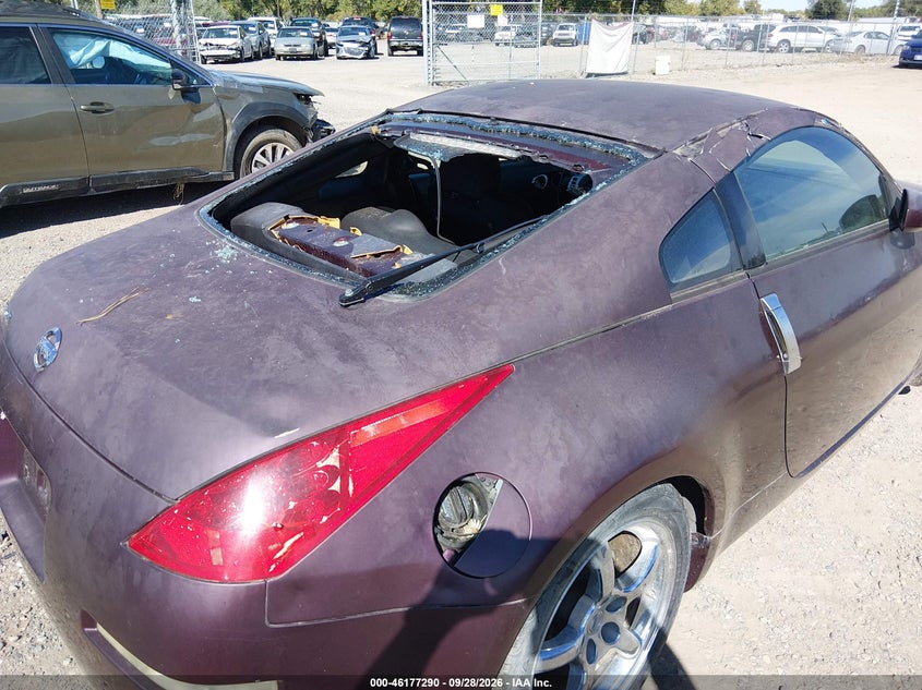 NISSAN 350Z 2006 VIN JN1AZ34D86M302391