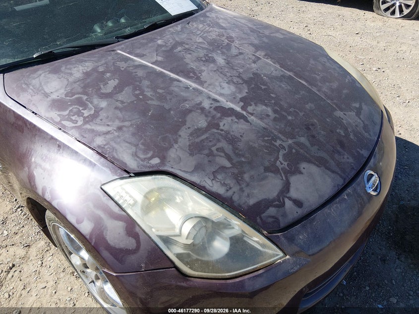 NISSAN 350Z 2006 VIN JN1AZ34D86M302391