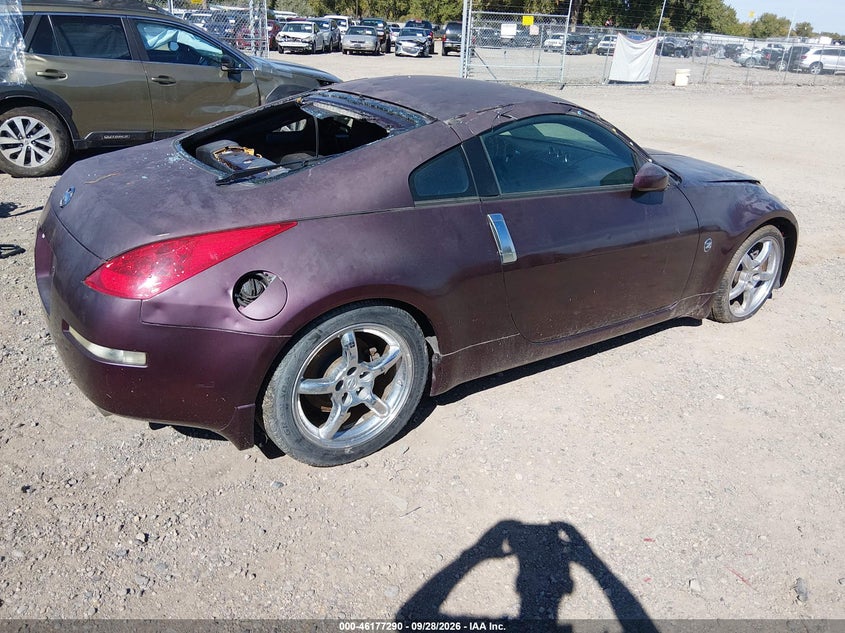 NISSAN 350Z 2006 VIN JN1AZ34D86M302391