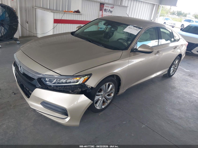 Vin: 1hgcv1f14ja190886, lot: 46677152, honda accord lx 20182