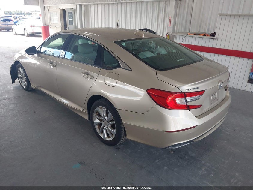 Vin: 1hgcv1f14ja190886, lot: 46677152, honda accord lx 20183