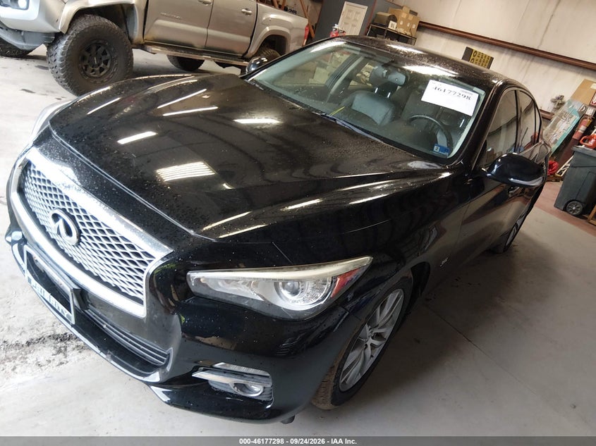 Vin: jn1ev7ar4gm345941, lot: 46677158, infiniti q50 3.0t premium 20162