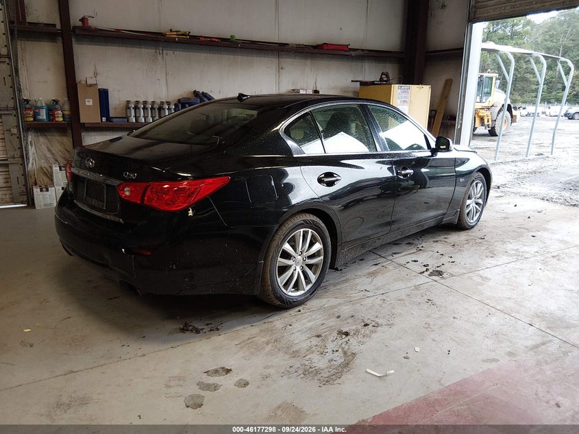 Vin: jn1ev7ar4gm345941, lot: 46677158, infiniti q50 3.0t premium 20164