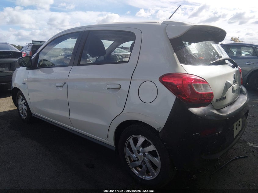 Vin: ml32a4hjxhh010108, lot: 46677162, mitsubishi mirage se 20173