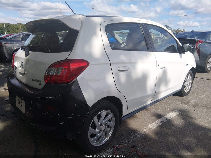 Vin: ml32a4hjxhh010108, lot: 46677162, mitsubishi mirage se 20174