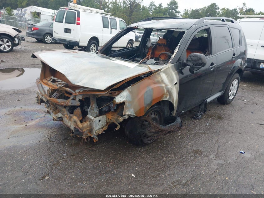 Vin: ja4as2aw2du001477, lot: 46677163, mitsubishi outlander es 20132