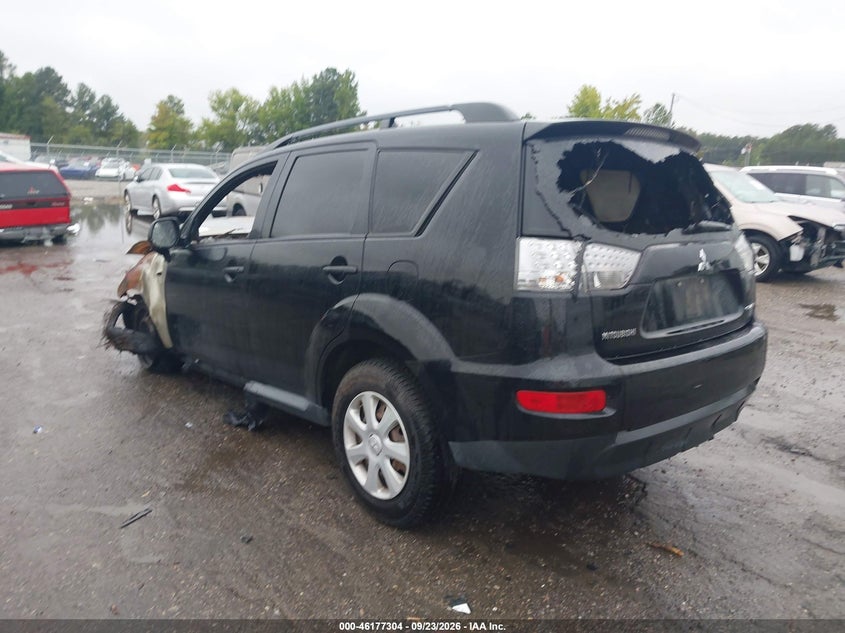 Vin: ja4as2aw2du001477, lot: 46677163, mitsubishi outlander es 20133