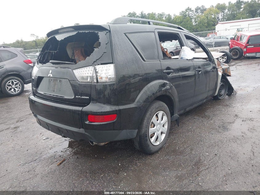 Vin: ja4as2aw2du001477, lot: 46677163, mitsubishi outlander es 20134