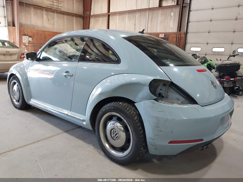 Vin: 3vwjp7atxcm601173, lot: 46677166, volkswagen beetle 2.5l 20123