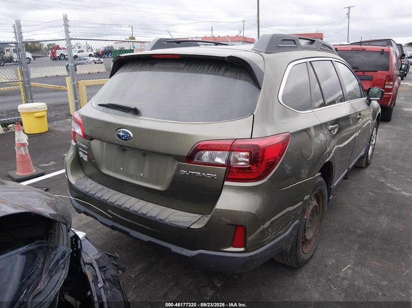 SUBARU OUTBACK 2015 VIN 4S4BSBAC9F3208842