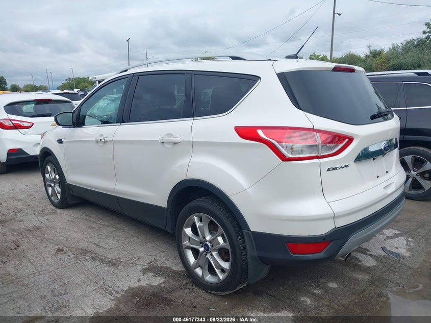 Vin: 1fmcu0jx9eue56037, lot: 46677203, ford escape titanium 20143