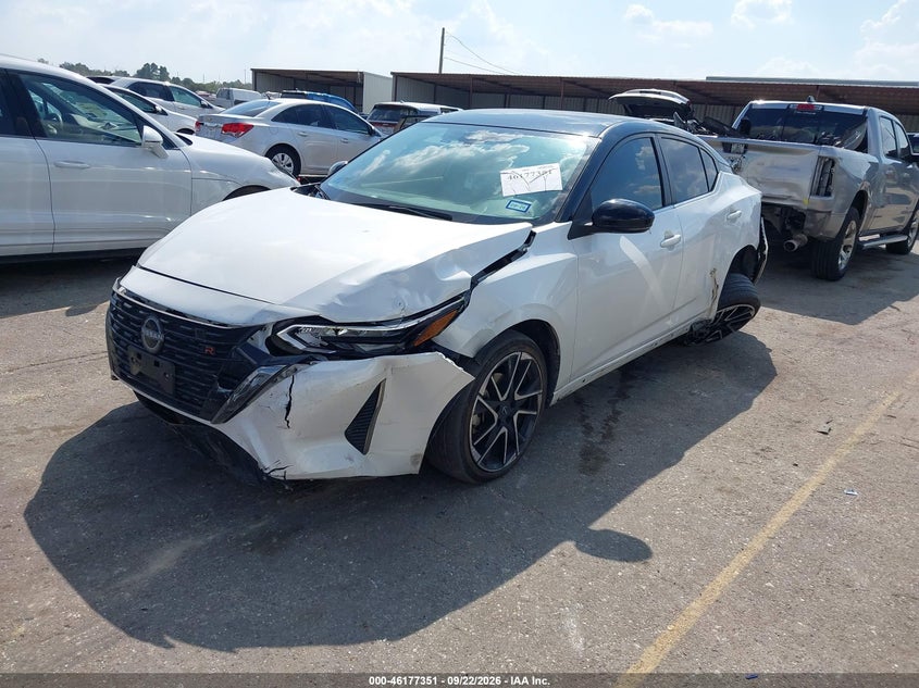 Vin: 3n1ab8dv8ry364143, lot: 46677211, nissan sentra sr xtronic cvt 20242