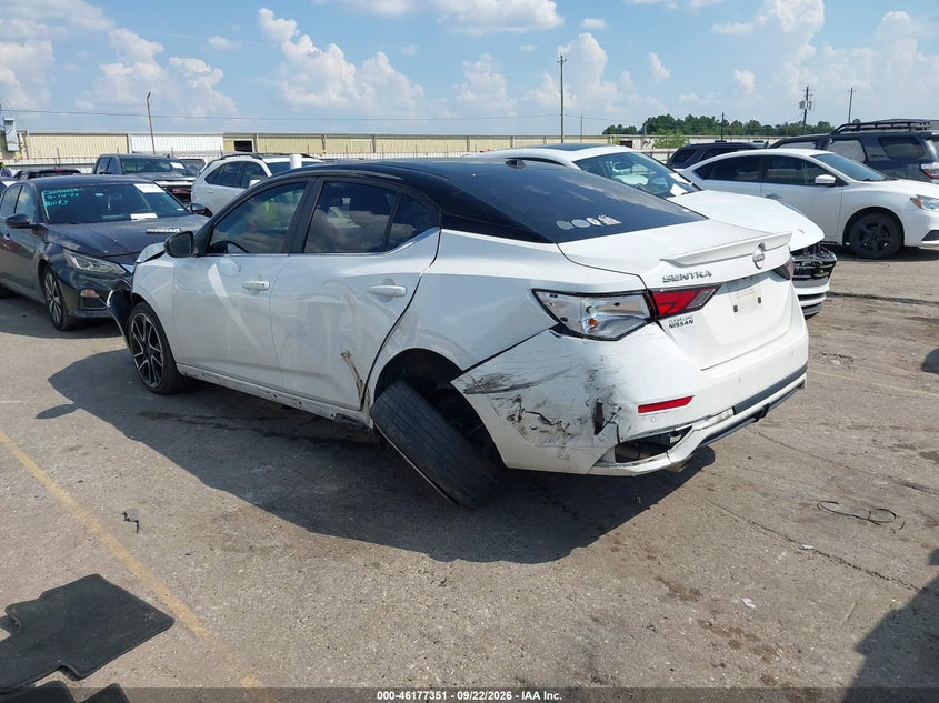 Vin: 3n1ab8dv8ry364143, lot: 46677211, nissan sentra sr xtronic cvt 20243