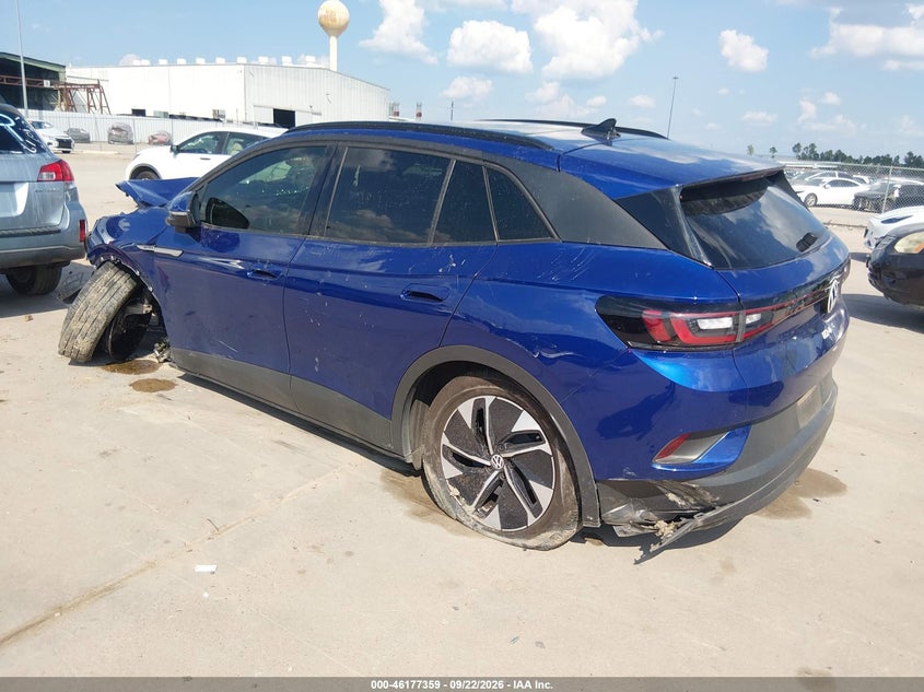 Vin: wvggnpe27np067014, lot: 46677219, volkswagen id.4 awd pro s 20223