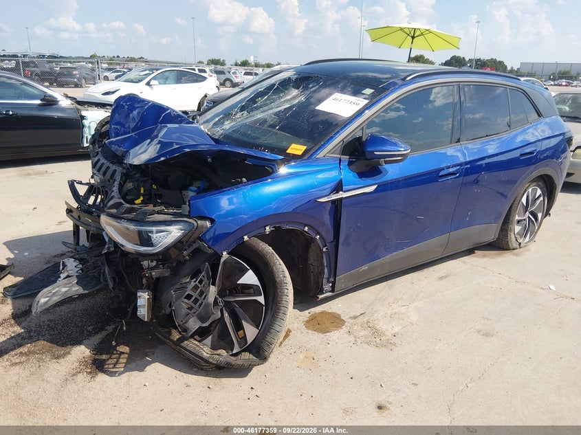 Vin: wvggnpe27np067014, lot: 46677219, volkswagen id.4 awd pro s 20222