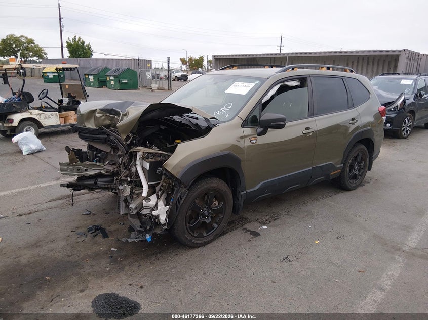 Vin: jf2skamc8nh490890, lot: 46677226, subaru forester wilderness 20222