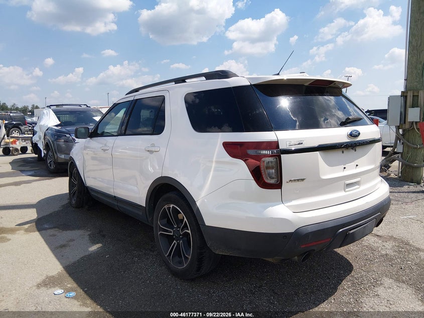 Vin: 1fm5k8gt4fgc21790, lot: 46677231, ford explorer sport 20153