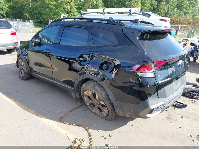 Vin: 5xyk6caf7pg032086, lot: 46677234, kia sportage x-line 20233