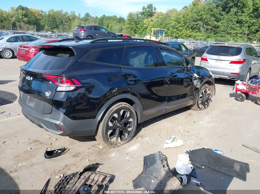 Vin: 5xyk6caf7pg032086, lot: 46677234, kia sportage x-line 20234