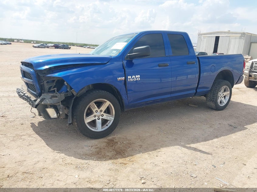 Vin: 1c6rr6ft5js127065, lot: 46677236, ram 1500 express  4x2 6'4 box 20182