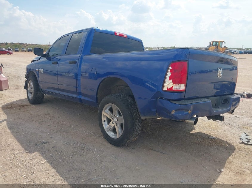 Vin: 1c6rr6ft5js127065, lot: 46677236, ram 1500 express  4x2 6'4 box 20183