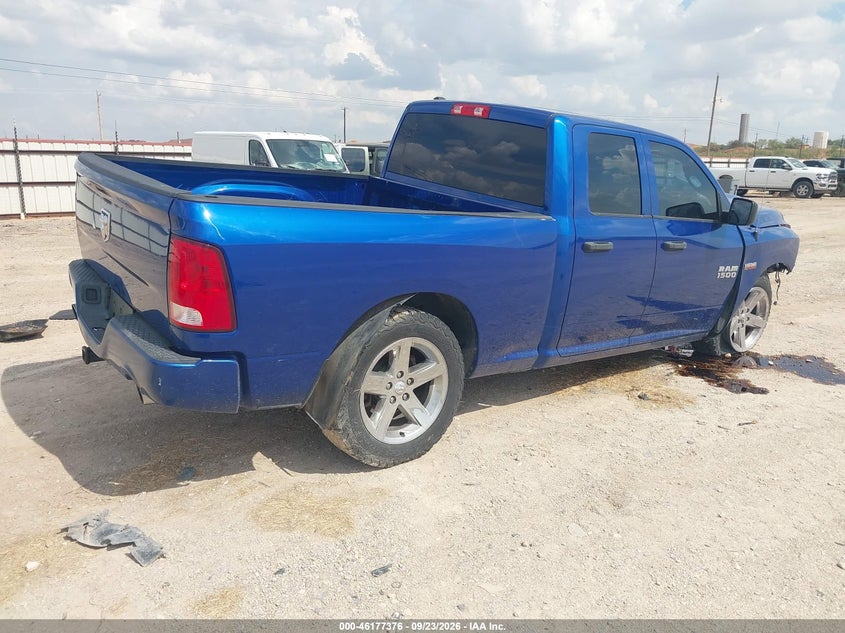 Vin: 1c6rr6ft5js127065, lot: 46677236, ram 1500 express  4x2 6'4 box 20184