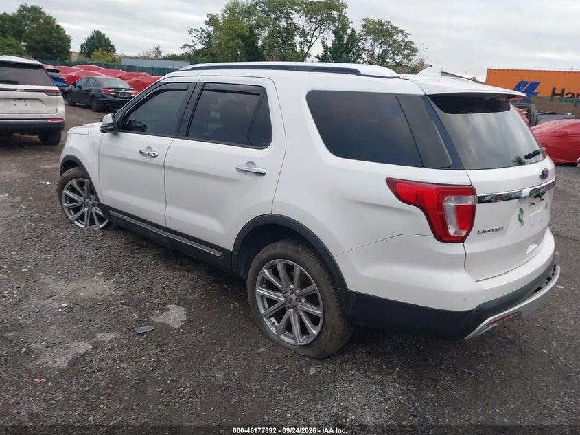 Vin: 1fm5k8f83ggb64612, lot: 46677252, ford explorer limited 20163
