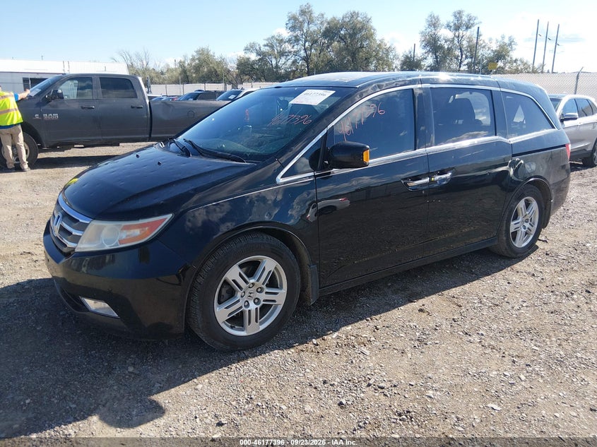 Vin: 5fnrl5h94bb037667, lot: 46677256, honda odyssey touring/touring elite 20112
